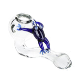 Frogger Glass Sherlock Hand Pipe - 4.75" - Discreet Smoker